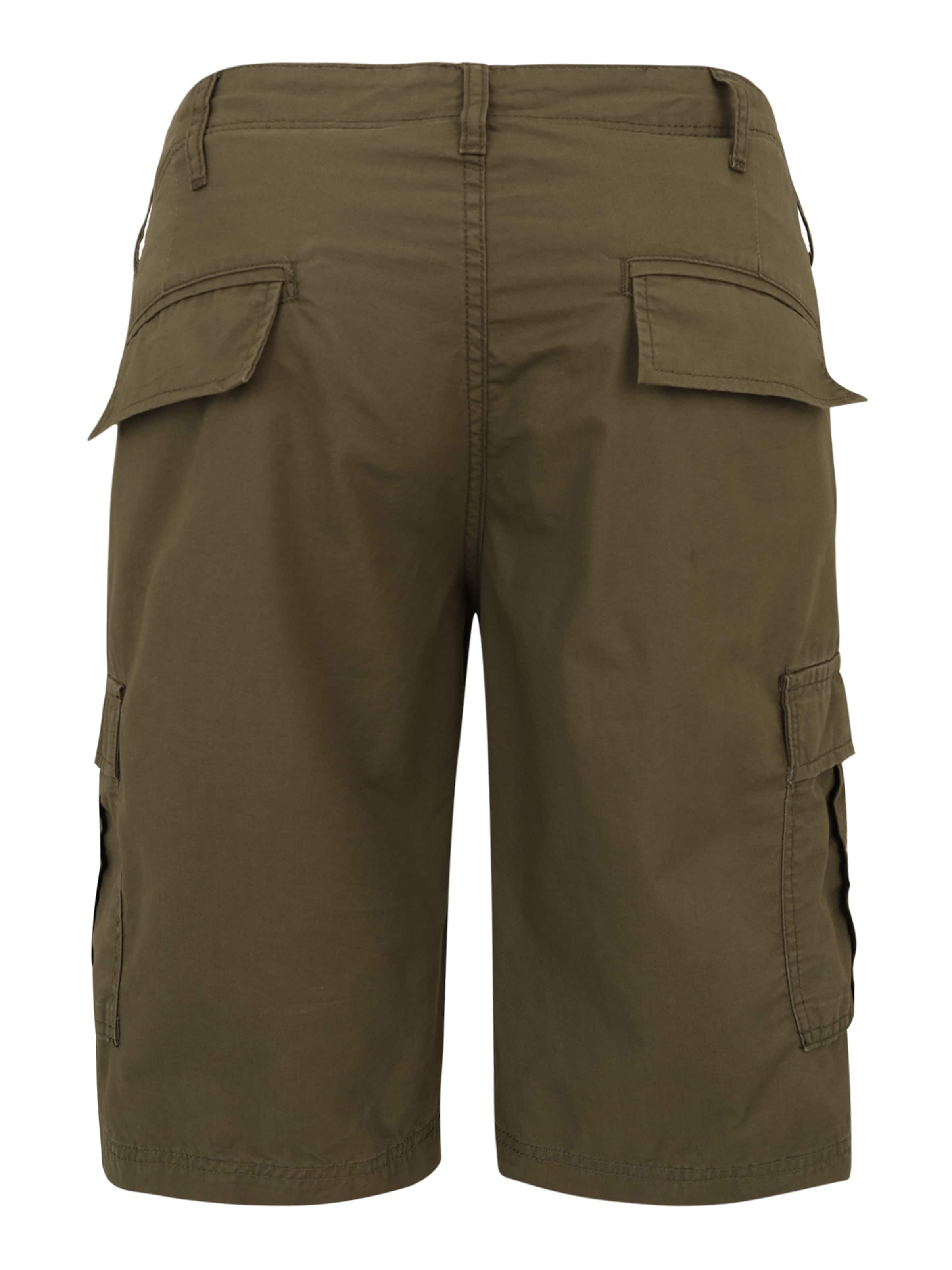 Jack & Jones Plus regular Παντελόνι cargo 'JPSTCOLE MATEO' σε πράσινο