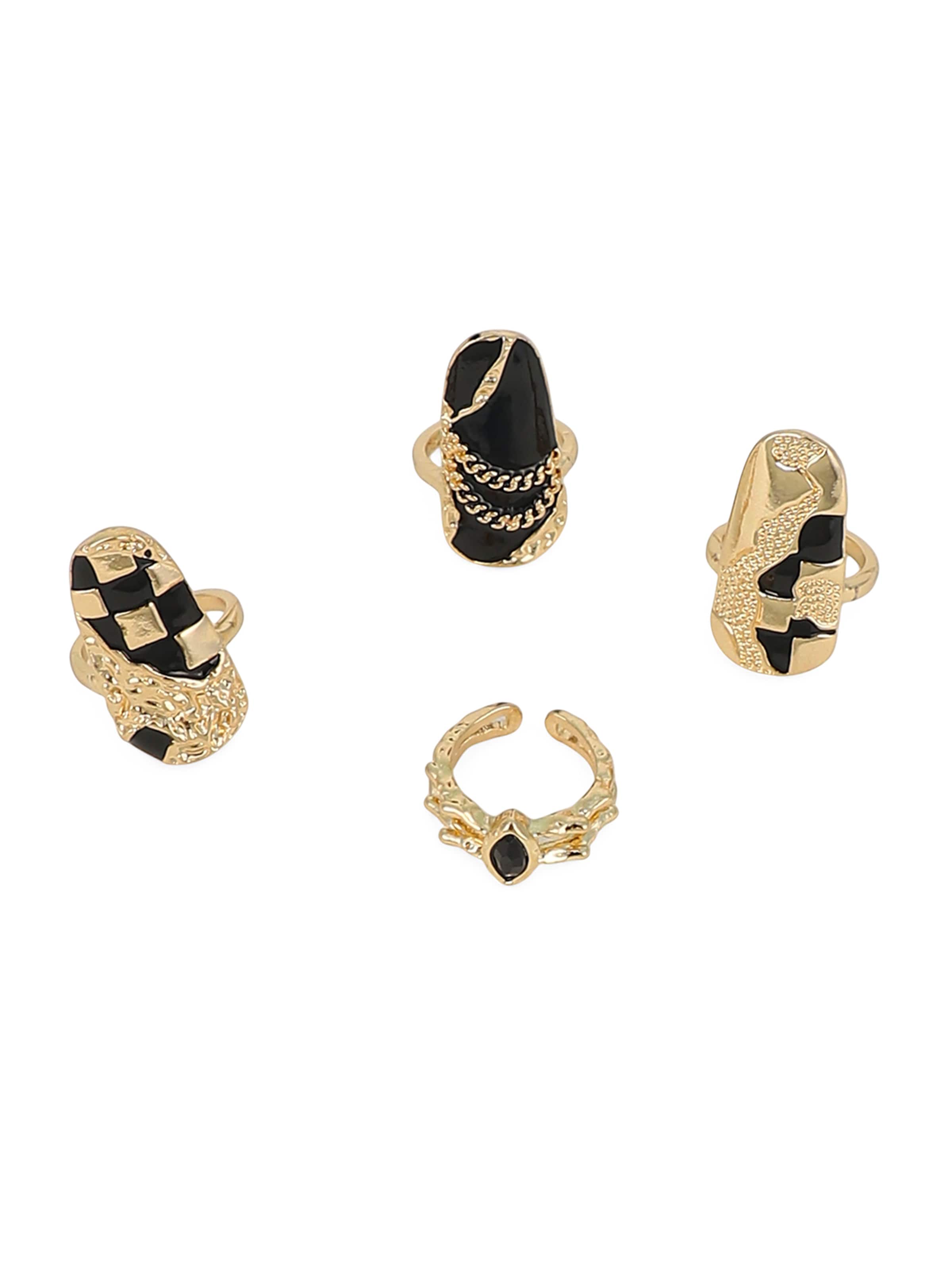 SOHI Ring 'Ojasvi' i guld: forside