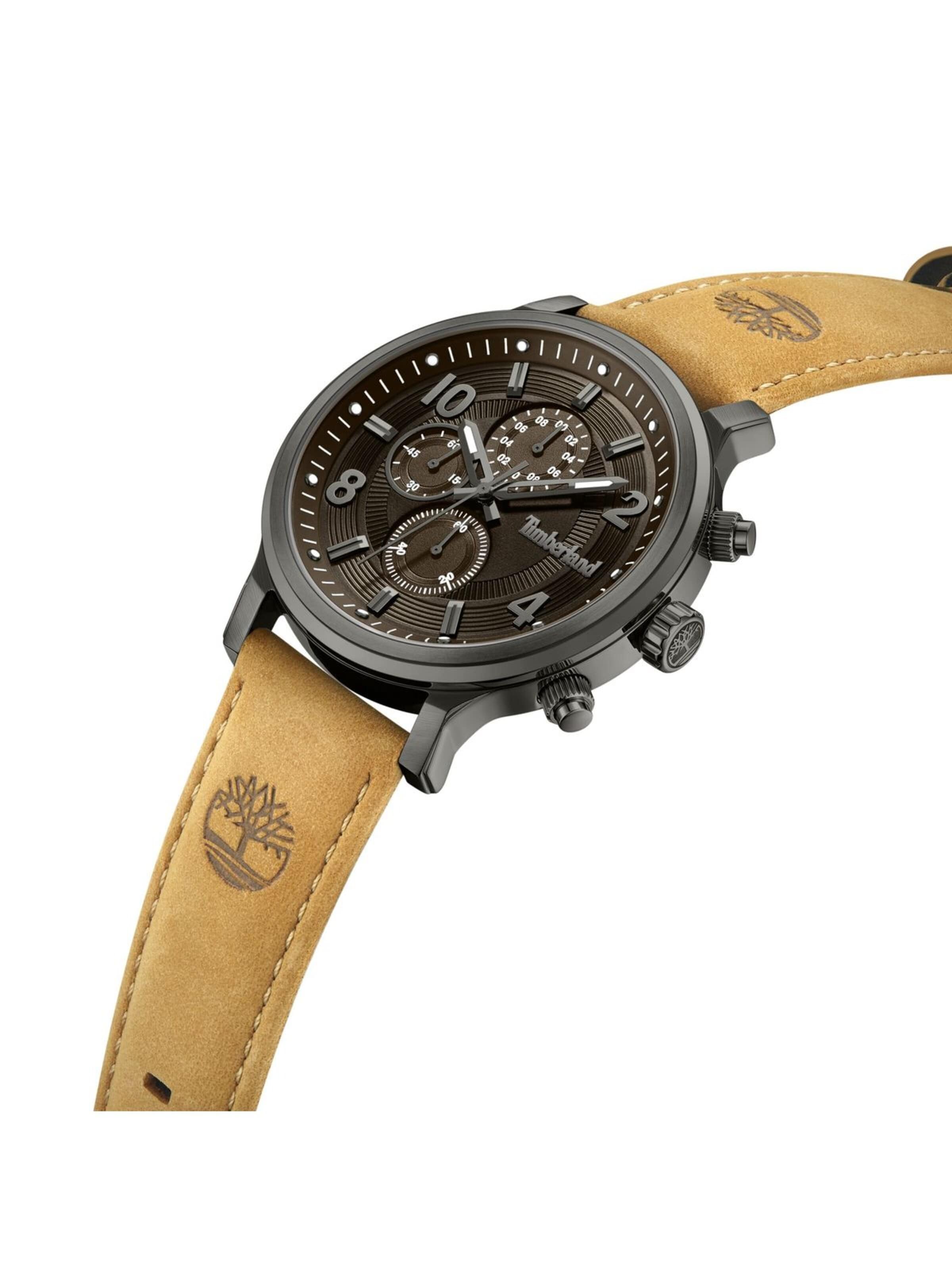 TIMBERLAND Analoog horloge in Bruin