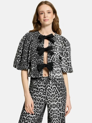co'couture Blouse in Grijs: voorkant