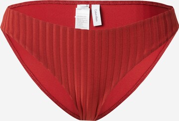 Calvin Klein Swimwear Bikiinipüksid, värv punane: eest vaates