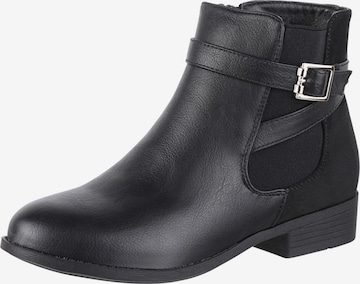 Bottines Elara en noir : devant