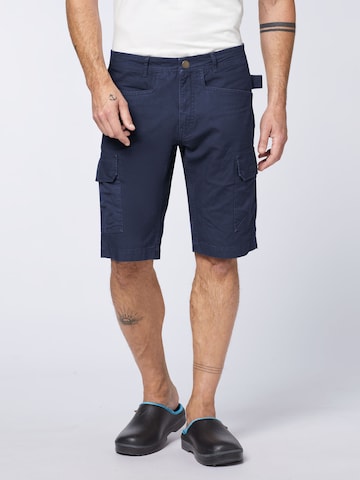 Gardena Regular Cargo Pants in Blue: front