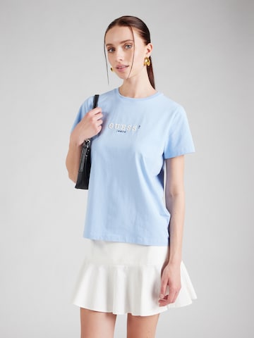 mėlyna GUESS JEANS Marškinėliai: priekis