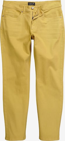 Men Plus Jeans in Gelb: Vorderseite