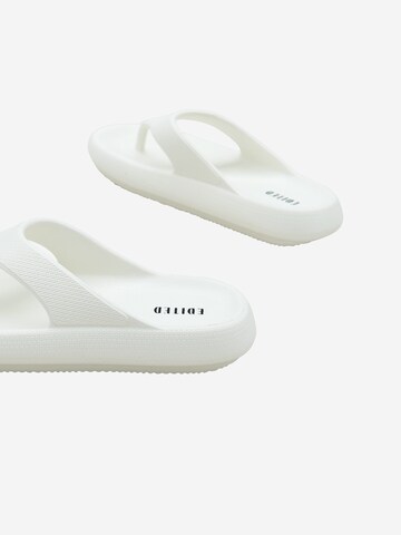 EDITED - Sandalias de dedo 'Rasheed' en blanco