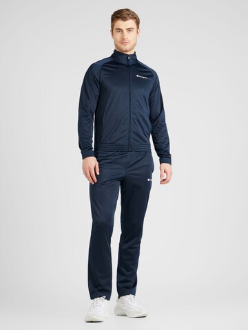 Champion Authentic Athletic Apparel Trainingsanzug in Blau: Vorderseite