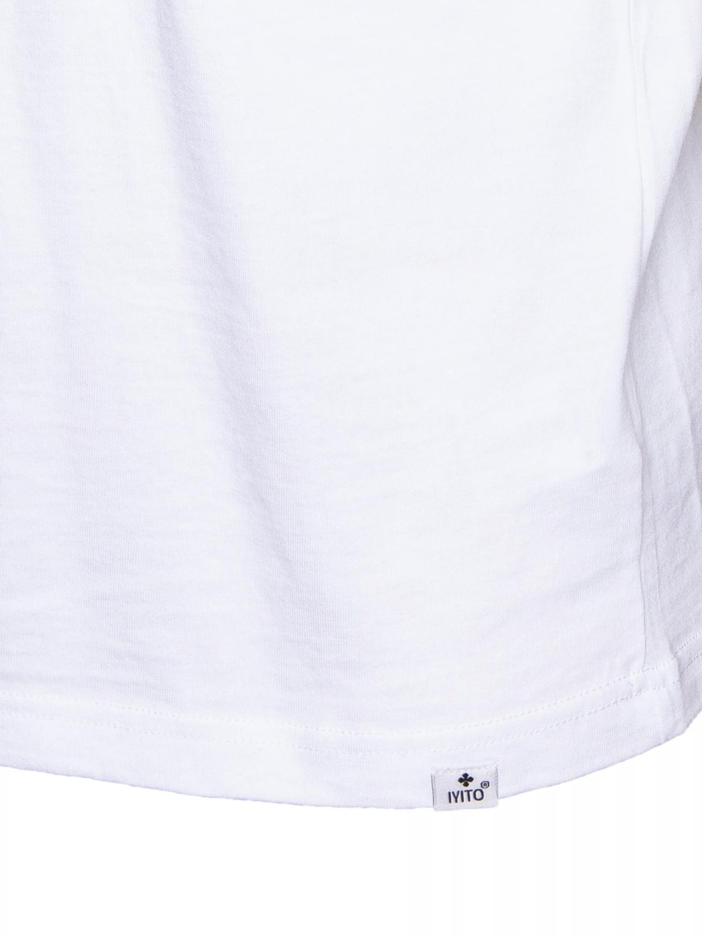 IYITO Shirt 'IYAdam'‌‌‌ in Weiß