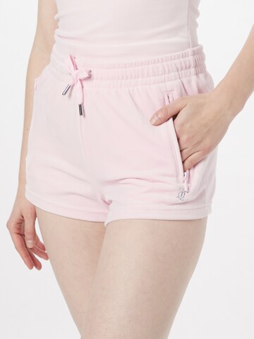 rožinė Juicy Couture White Label Standartinis Kelnės 'TAMIA'