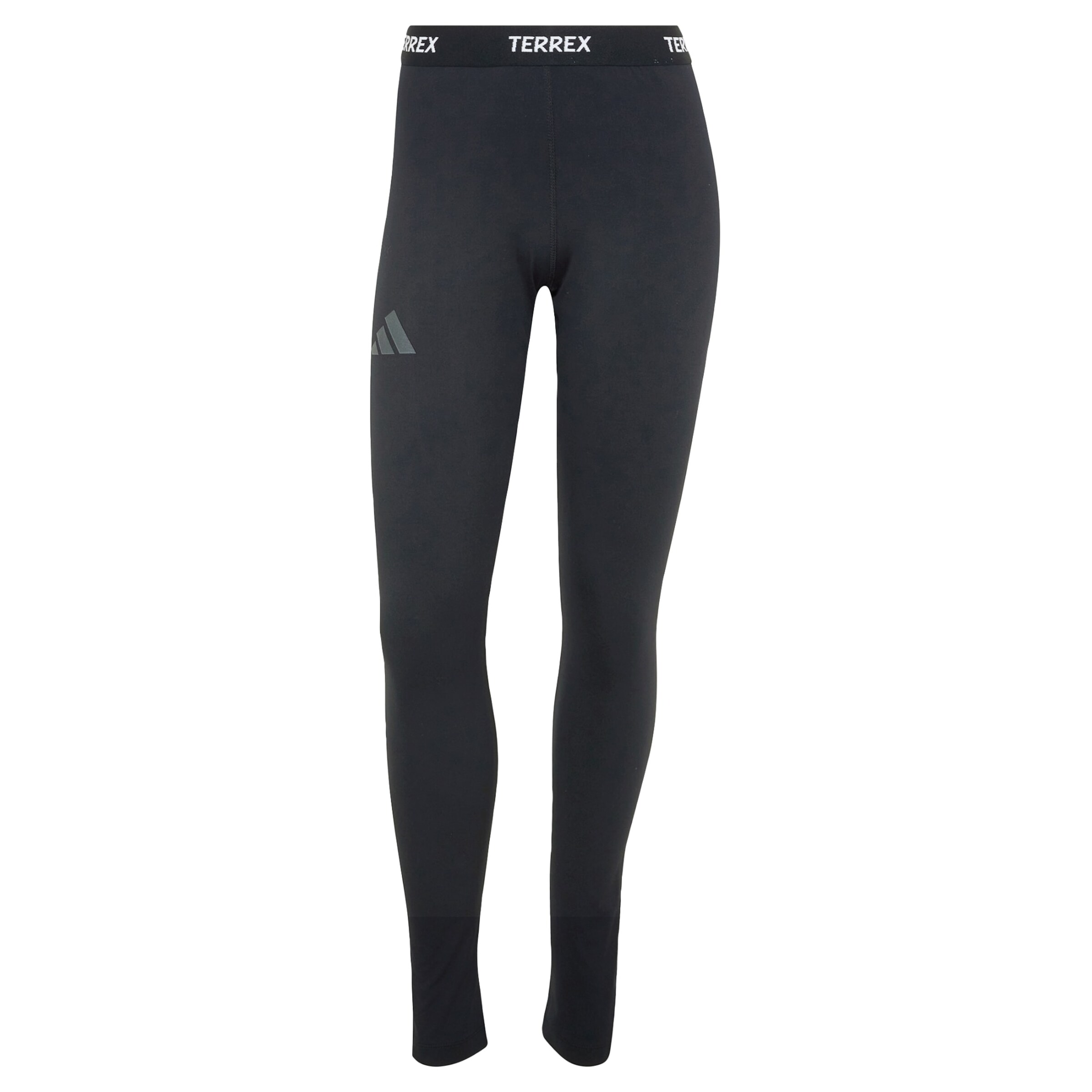 ADIDAS TERREXSkinny Sportske hlače - crna boja: prednji dio