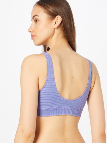 Calvin Klein Swimwear Bustier Bikinitop in Blau