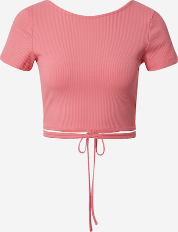 EDITED Μπλουζάκι 'River' σε ροζ: μπροστά