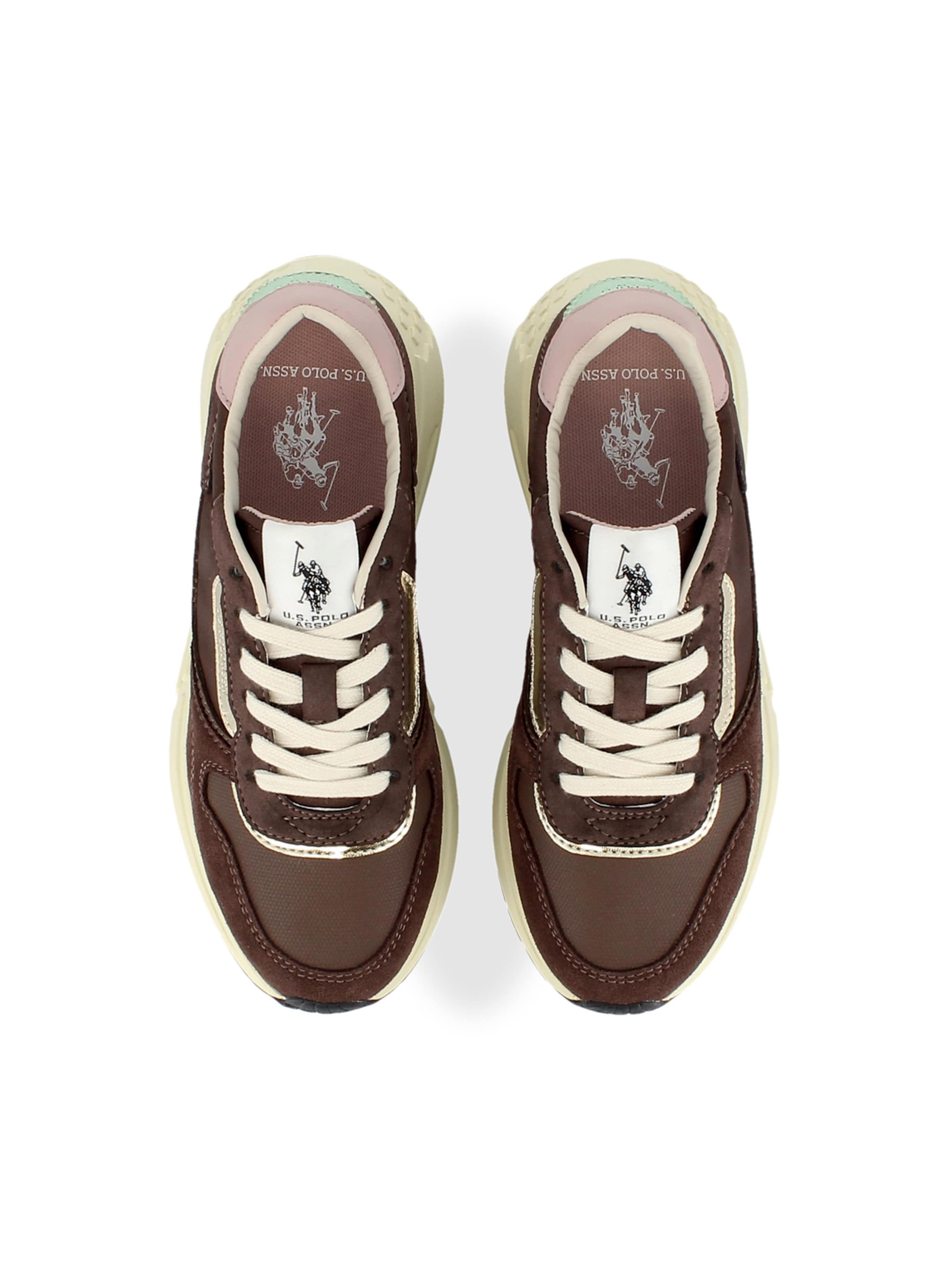 Sneaker bassa 'Seneka' di US POLO ASSN. in marrone