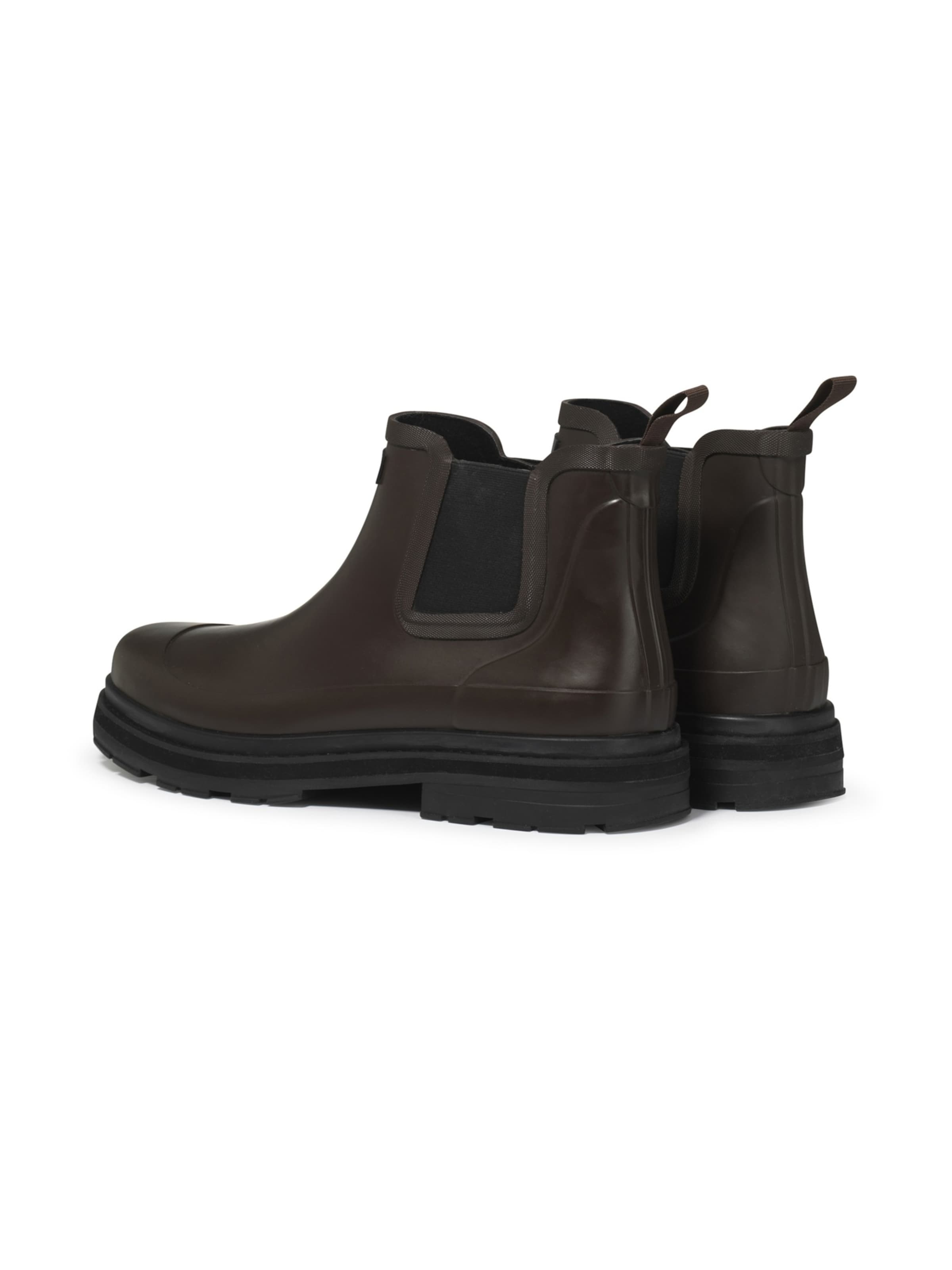 AIGLE Rubber Boots 'Soft Rain' in Brown: back