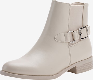 Elara Chelsea Boots i beige: forside