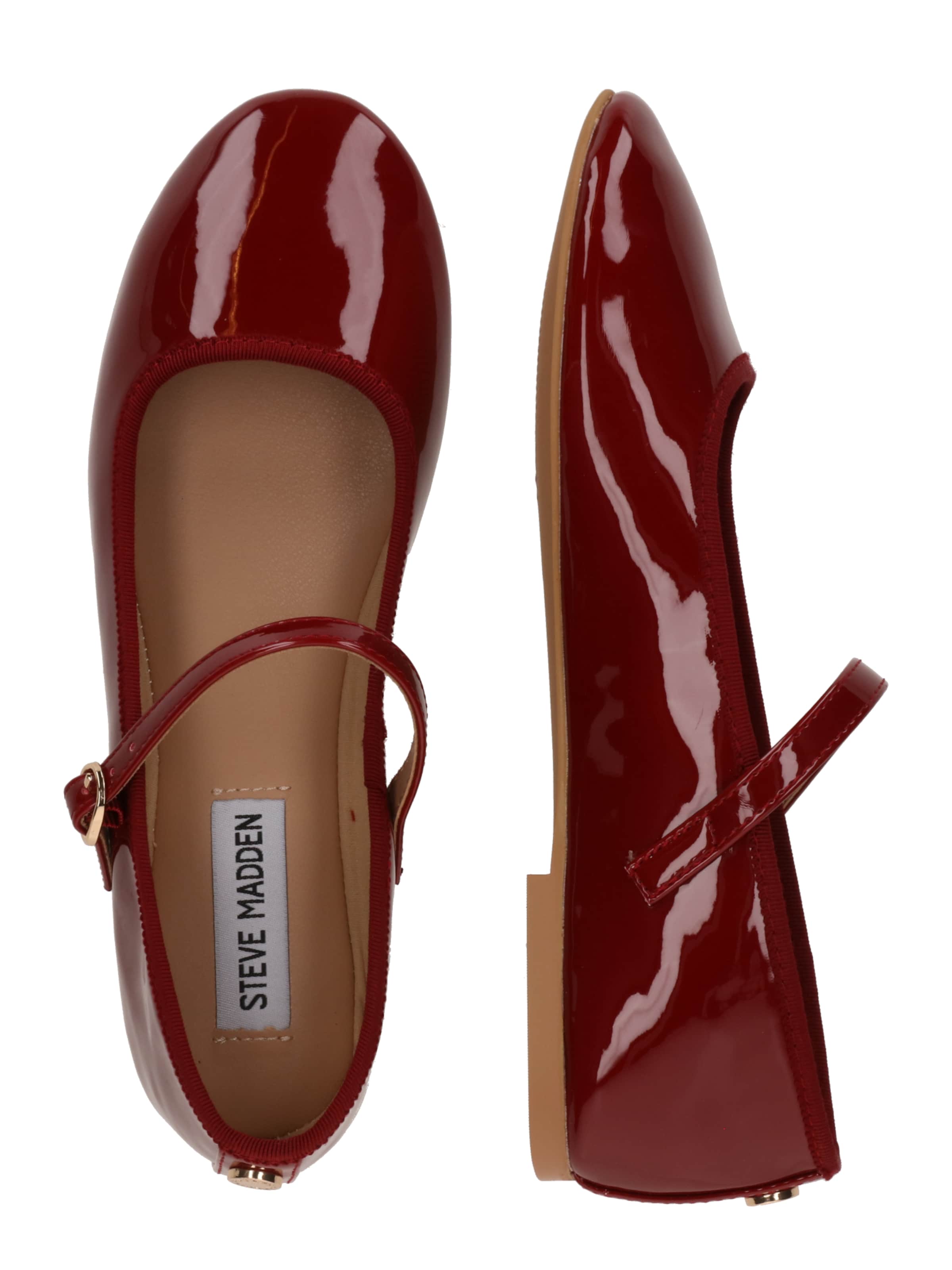 Balerini cu curea glezna 'Volley' de la STEVE MADDEN pe roșu