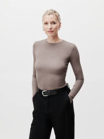 LeGer by Lena Gercke Shirt 'Cinzia' in Bruin: voorkant