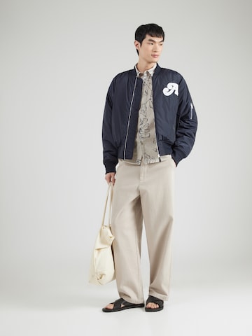 Coupe regular Chemise 'INGarden' INDICODE JEANS en gris