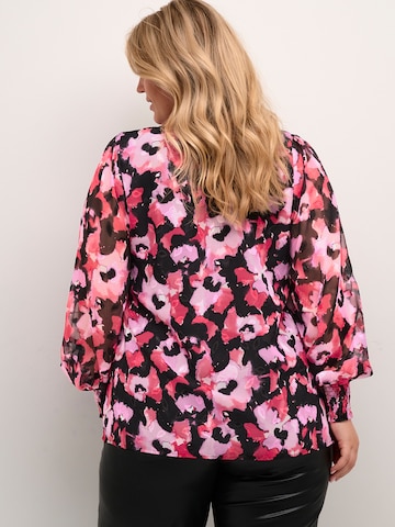 KAFFE CURVE Bluzka 'Miranda' w kolorze różowy