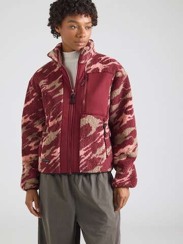 ICEPEAK - Chaqueta polar funcional 'AMORY' en rojo: frente