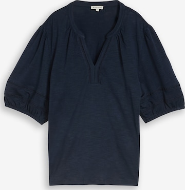 TOM TAILOR - Blusa en azul: frente