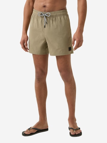 Bogner Fire + Ice Badeshorts 'Nelson  ' in Grün: Vorderseite