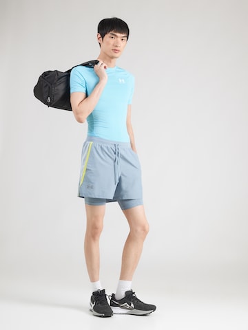 UNDER ARMOUR Funkcionalna majica | modra barva