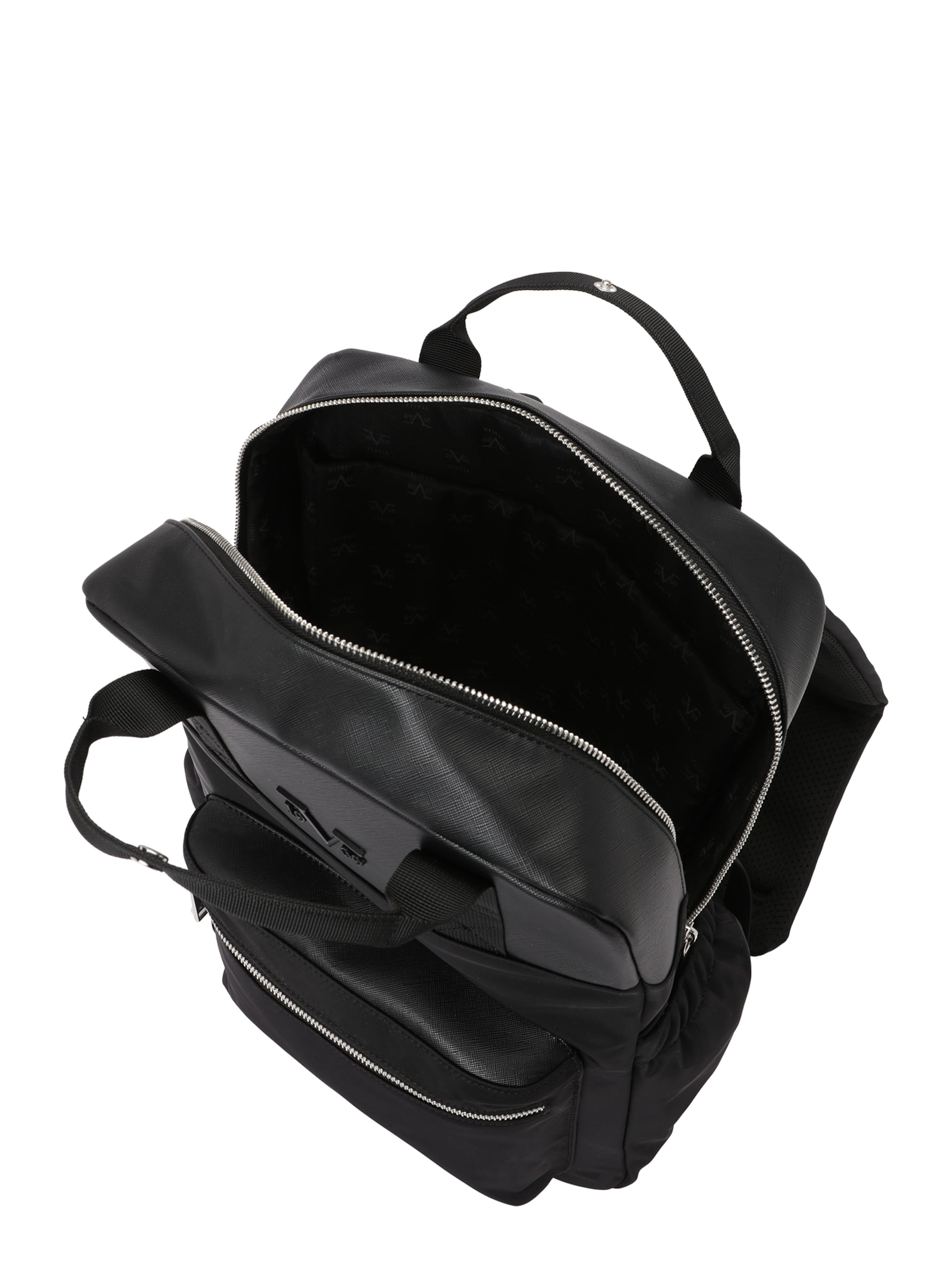 19V69 ITALIA Rugzak 'BARDO by Versace' in Zwart: bovenkant