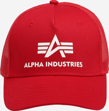 Cappello da baseball di ALPHA INDUSTRIES in rosso