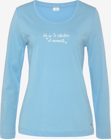 s.Oliver Shirt in Blue: front