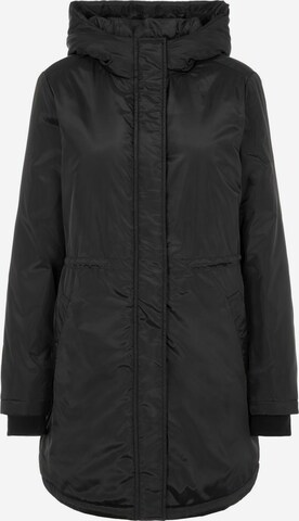 Manteau mi-saison 'Fnug' PIECES en noir : devant