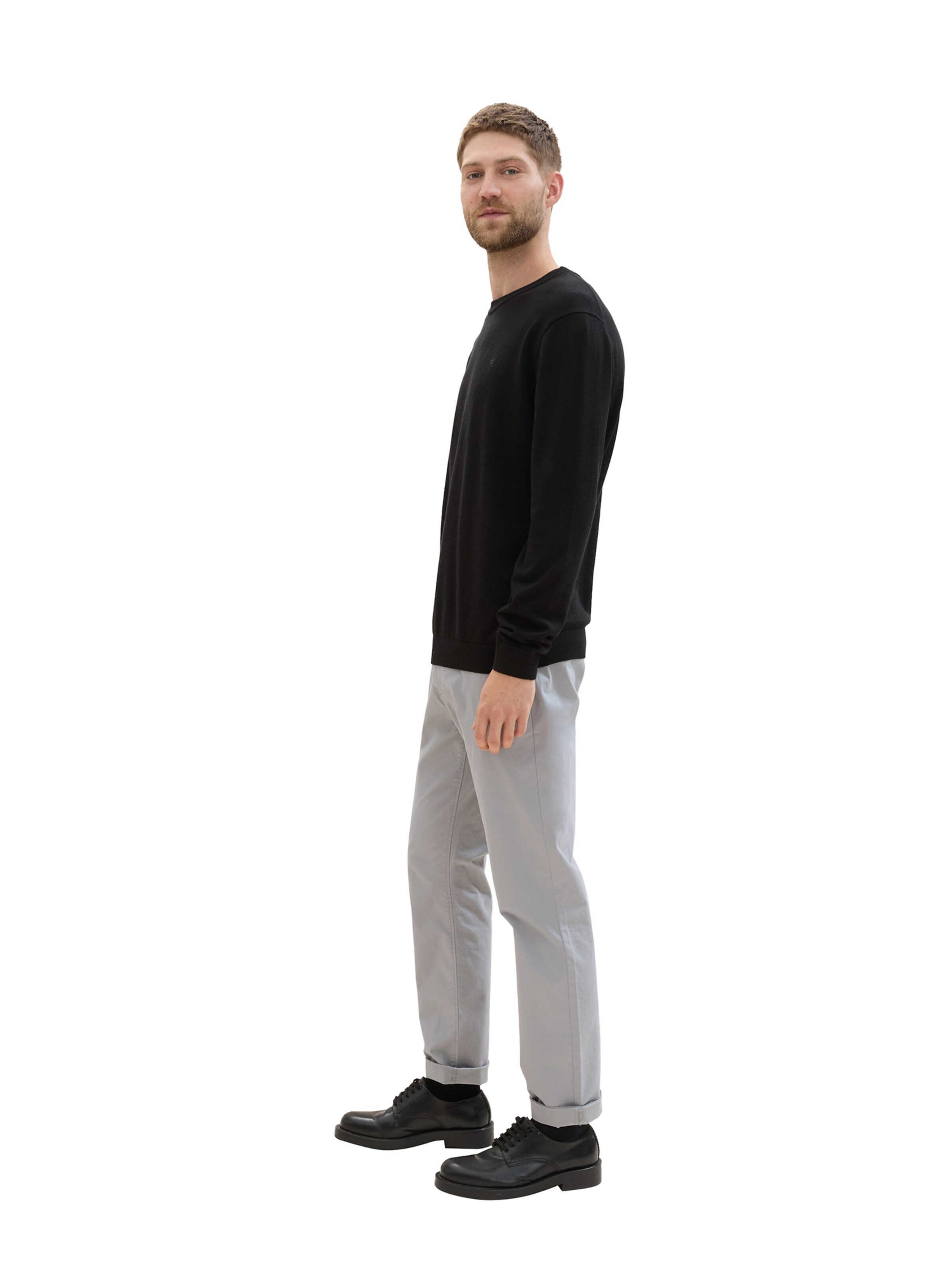 regular Pantaloni chino di TOM TAILOR in grigio