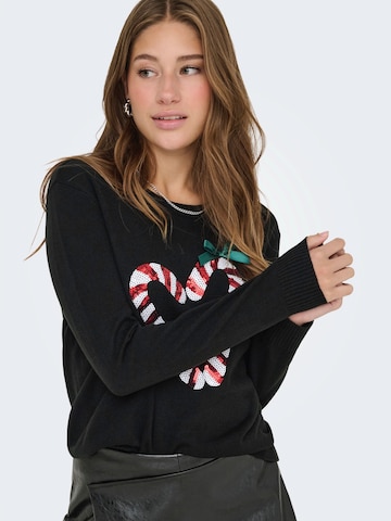 ONLY Свитер 'ONLXMAS SHINE' в Черный