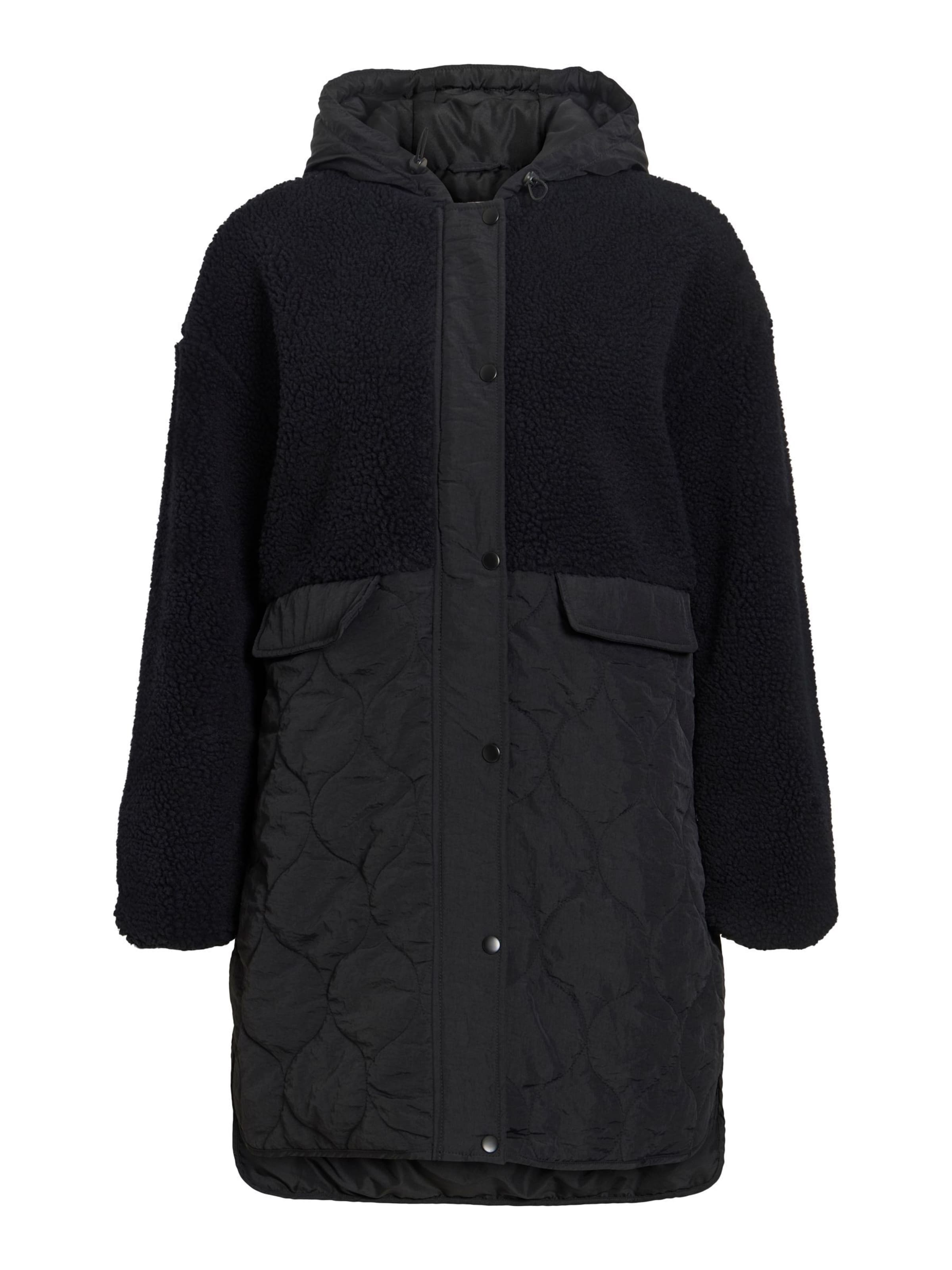 Cappotto invernale 'TONE' di VILA in nero: frontale