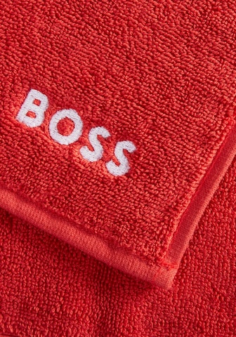 BOSS Washcloth 'PLAIN' in Red