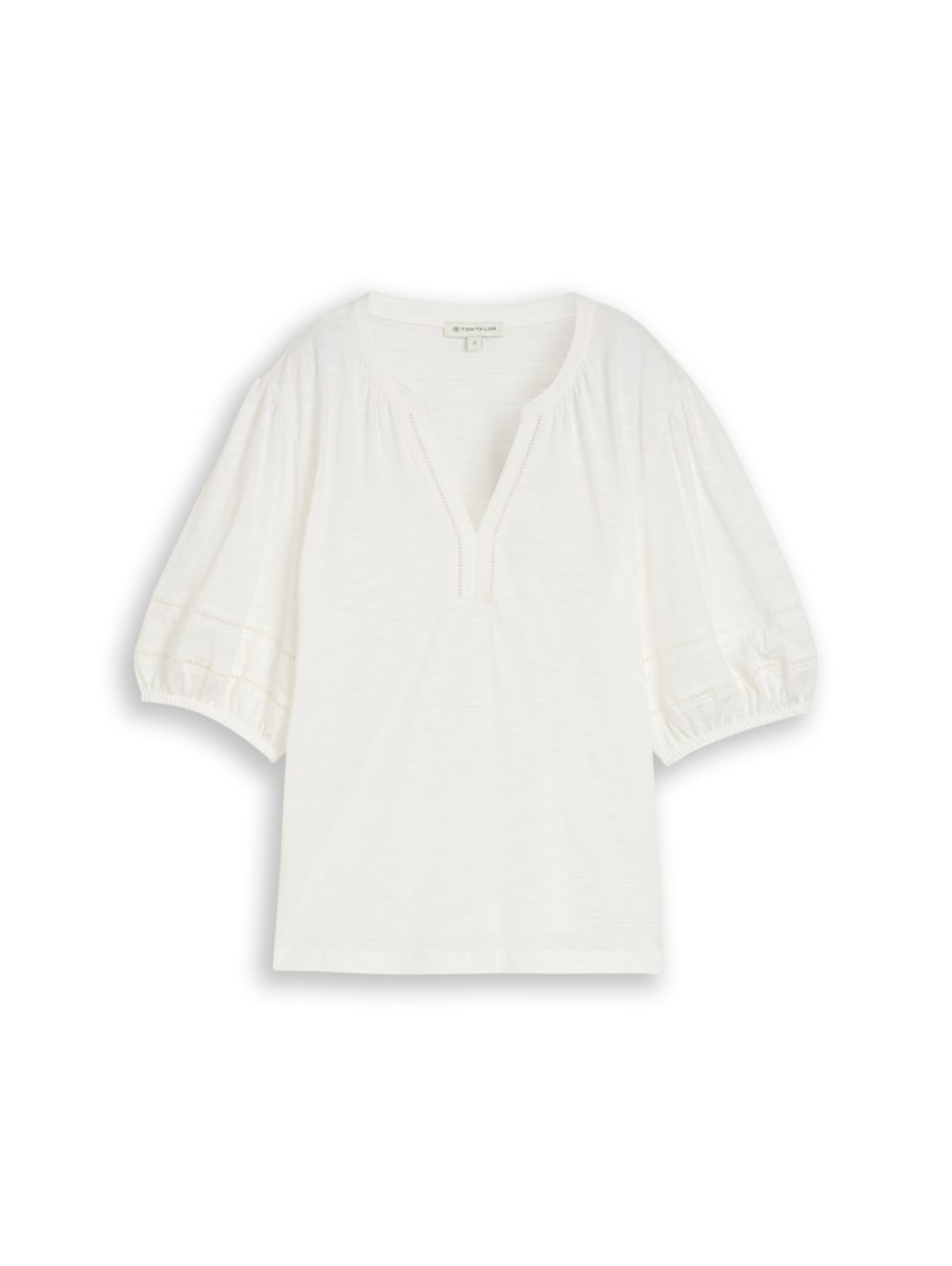 TOM TAILOR - Blusa en blanco: frente