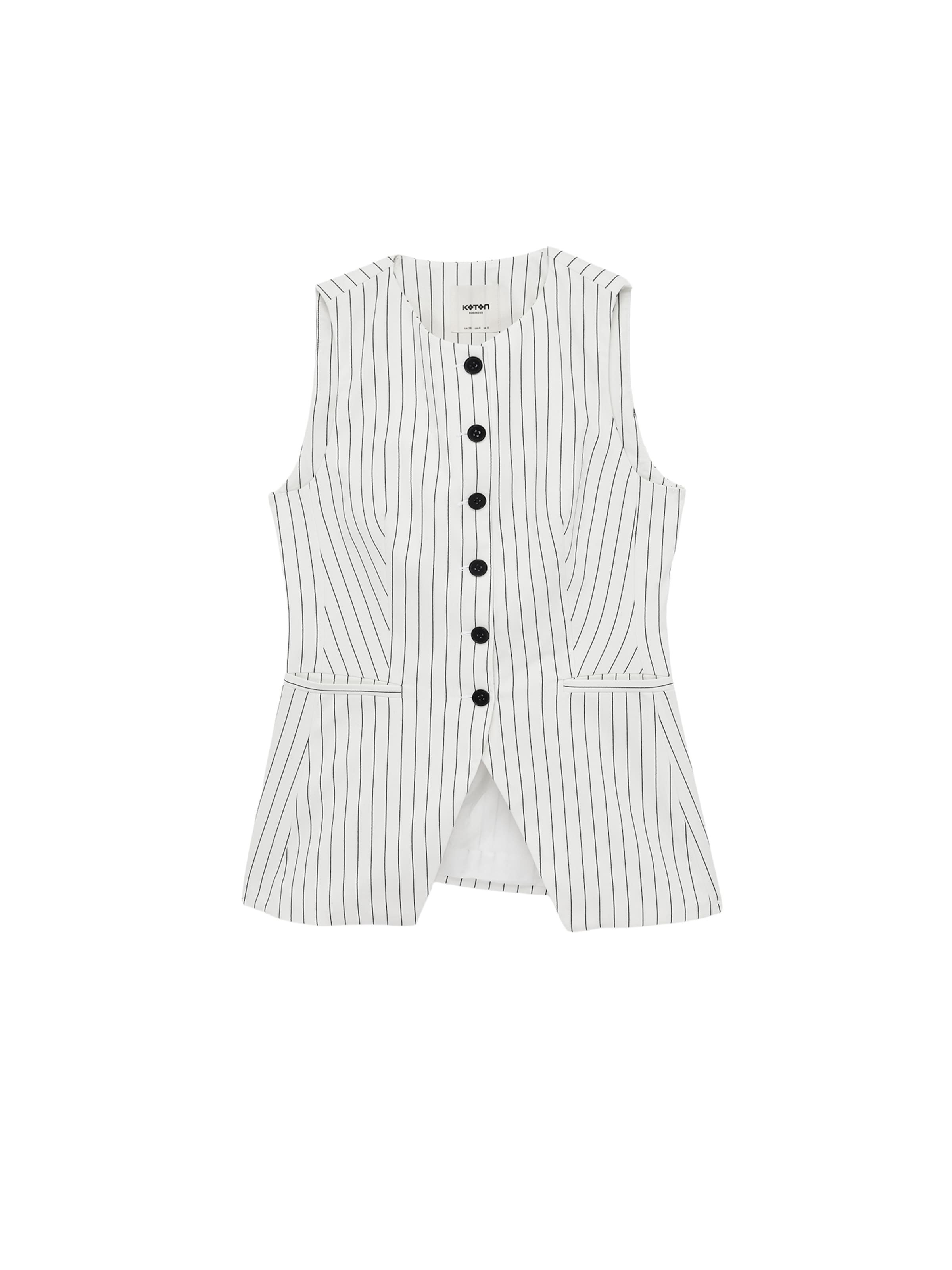 Koton Gilet in 32 in de kleur Zwart / Wit, Productweergave