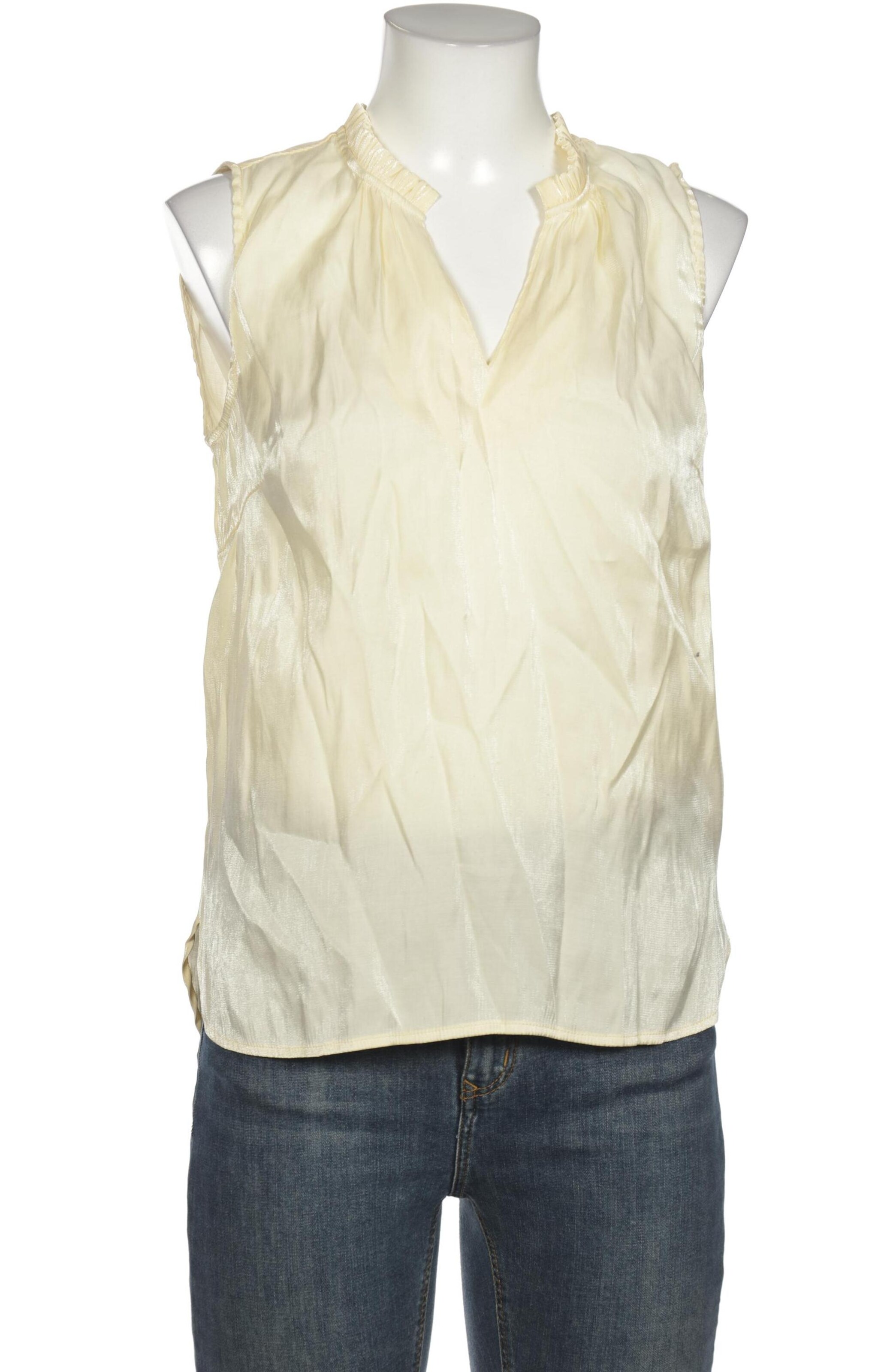 Cream Blouse & Tunic in M in Yellow: front