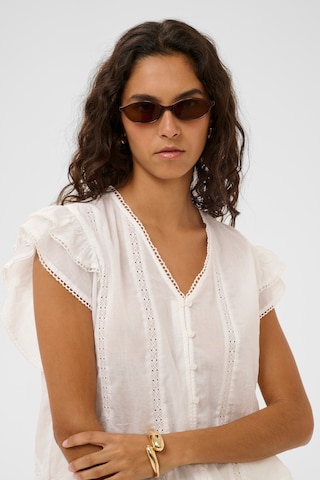 SOAKED IN LUXURY Blouse 'Runa' in White