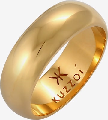 KUZZOI Ring Bandring in Gold: predná strana