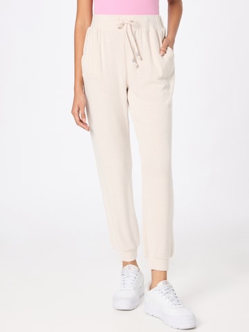 Dorothy Perkins Tapered Trousers in Beige: front