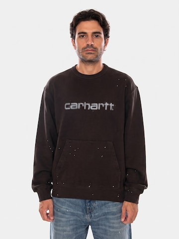 Carhartt WIP Sweatshirt 'PAINTER'‌‌‌‌‌‌‌‌‌ in Braun: Vorderseite
