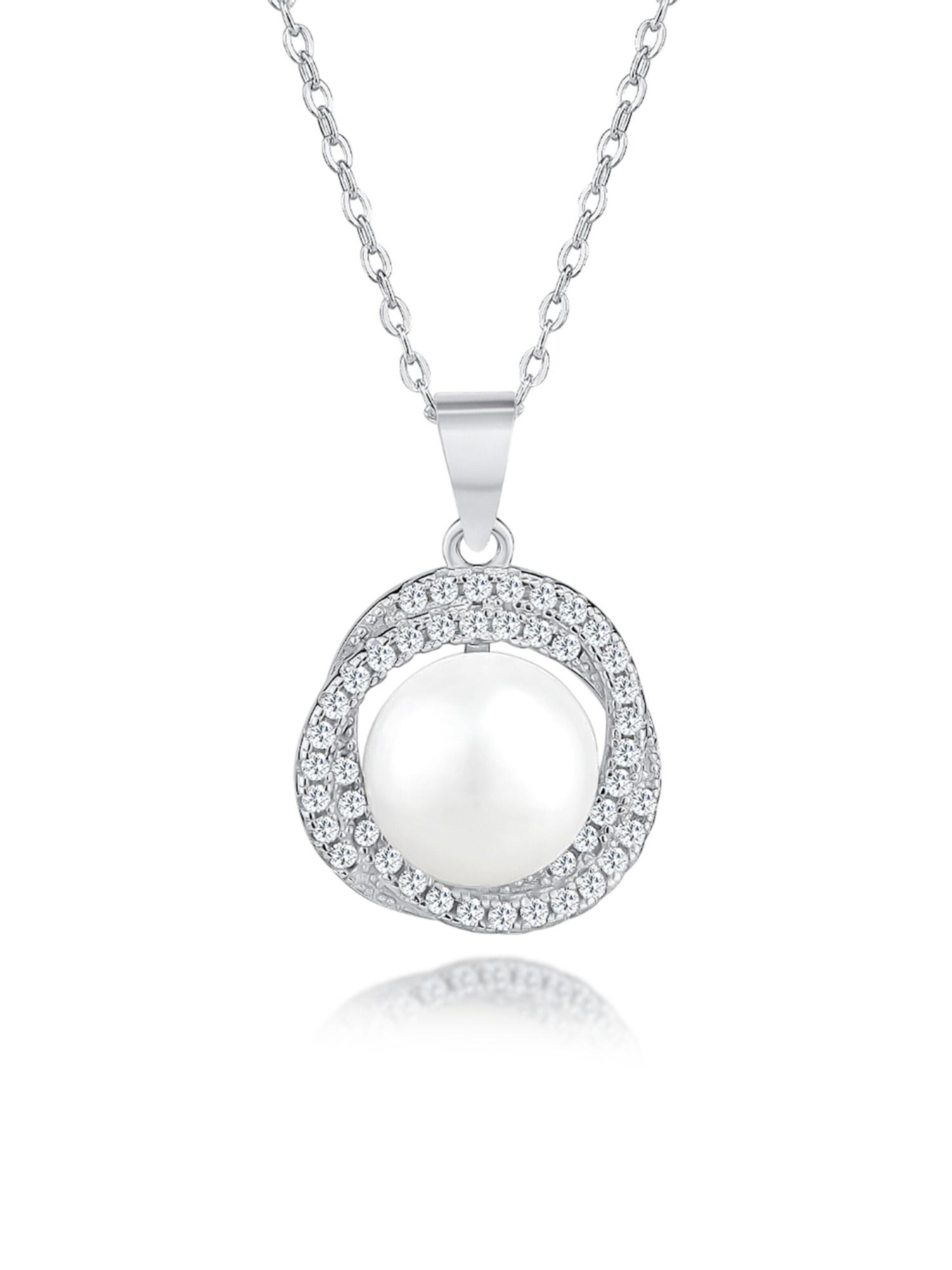 DANIEL CLIFFORD Necklace 'Dara' in Silver: front