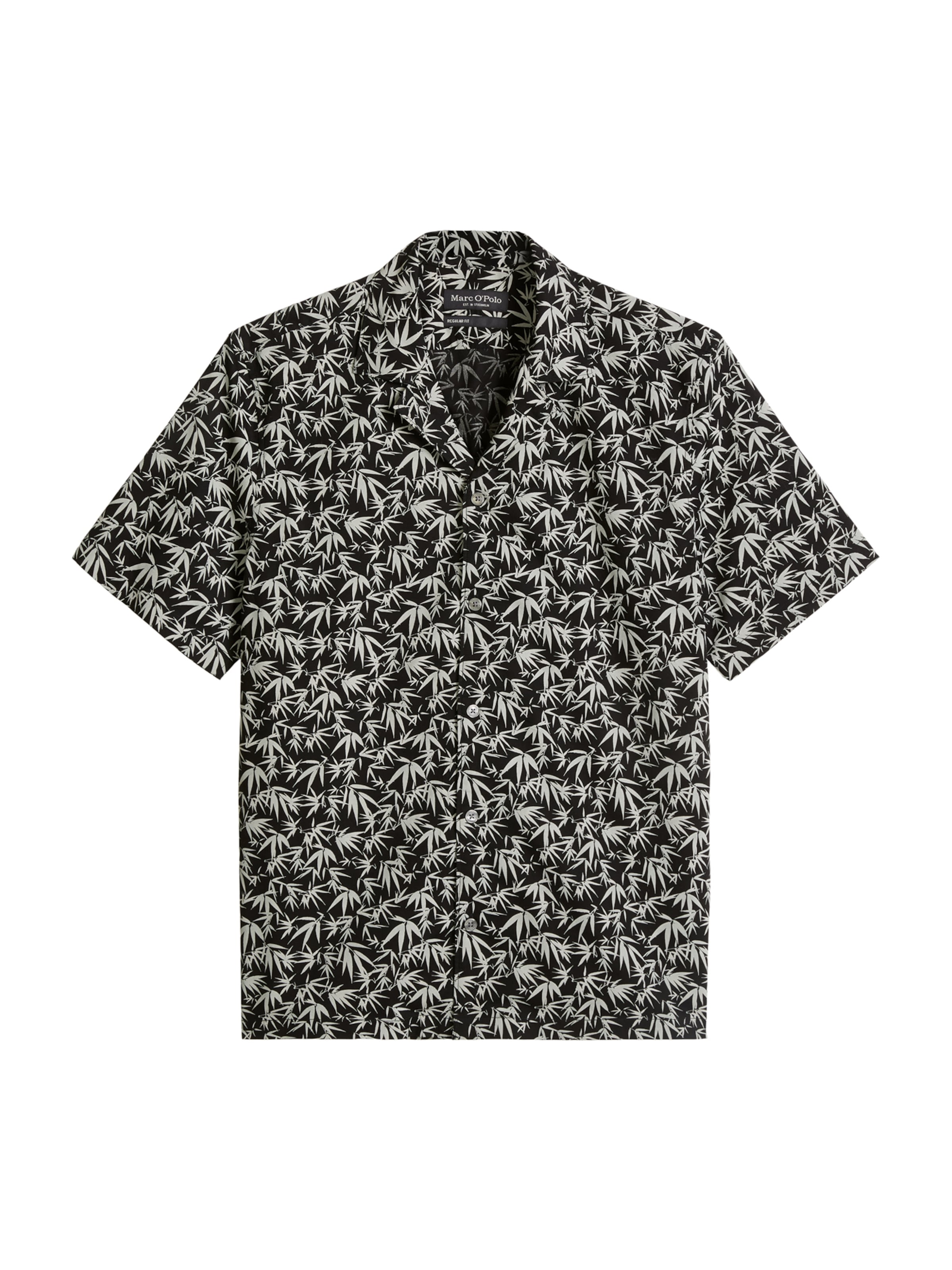 Marc O'Polo Regular fit Srajca | črna barva: sprednja stran