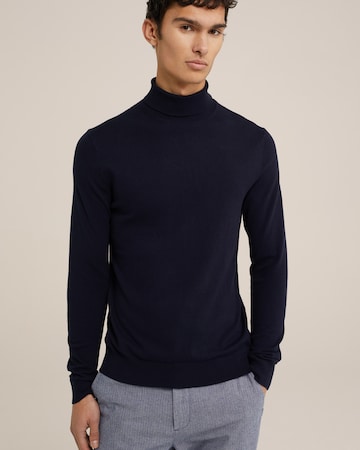 WE Fashion Свитер в Синий: спереди