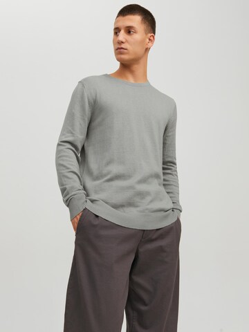 JACK & JONES Sweter 'Emil' w kolorze szary