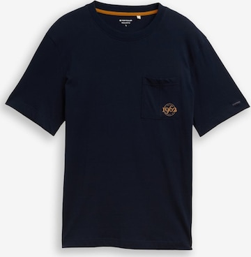 TOM TAILOR Shirt in Blue: front