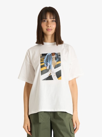 ViCOLO Shirt in Wit: voorkant