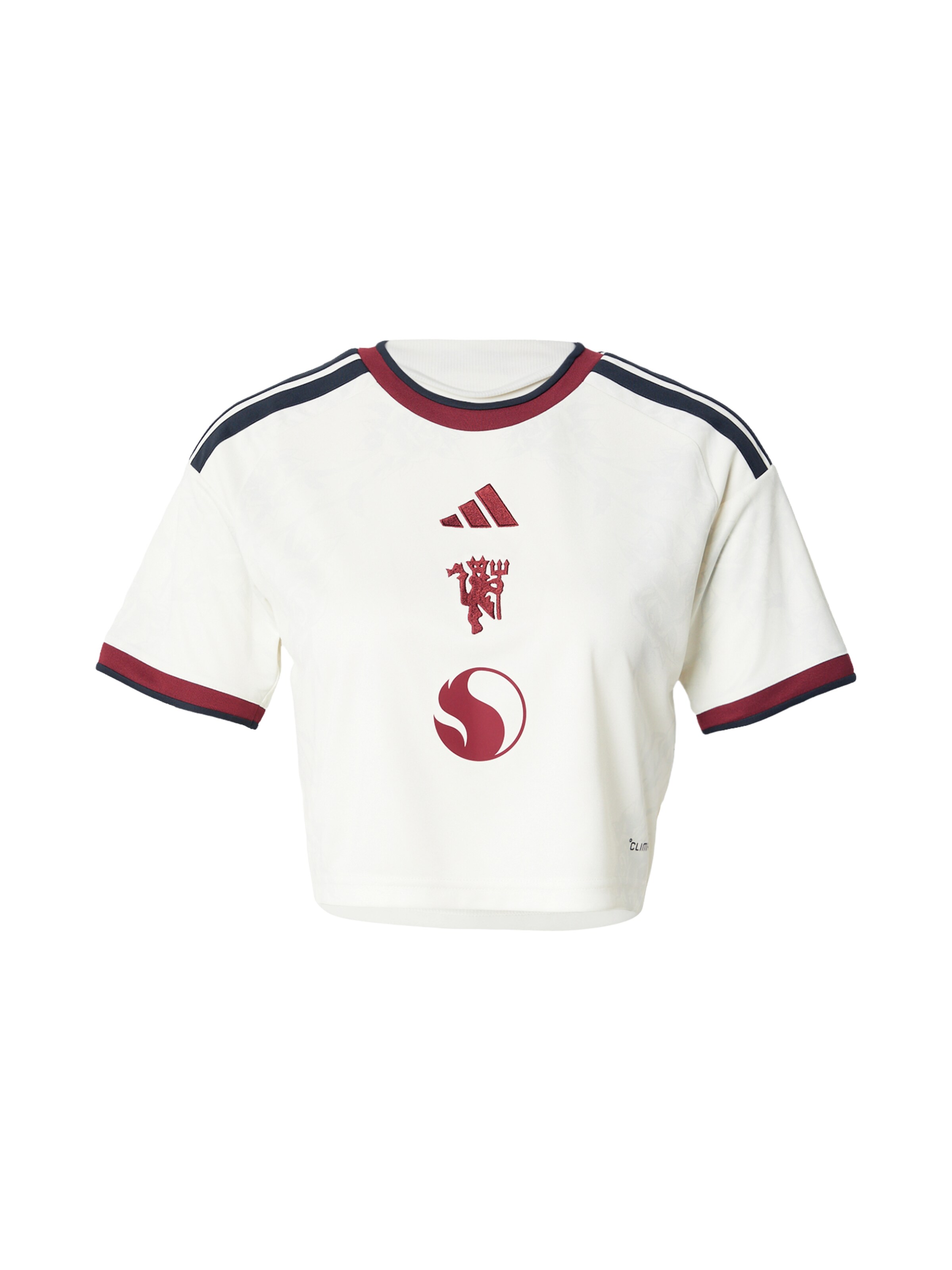 ADIDAS PERFORMANCE T-shirt fonctionnel 'Manchester United 26/27' en XS en ivoire / lie de vin / noir, Vue avec produit