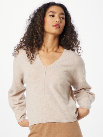 Sisley Trui in Beige: voorkant